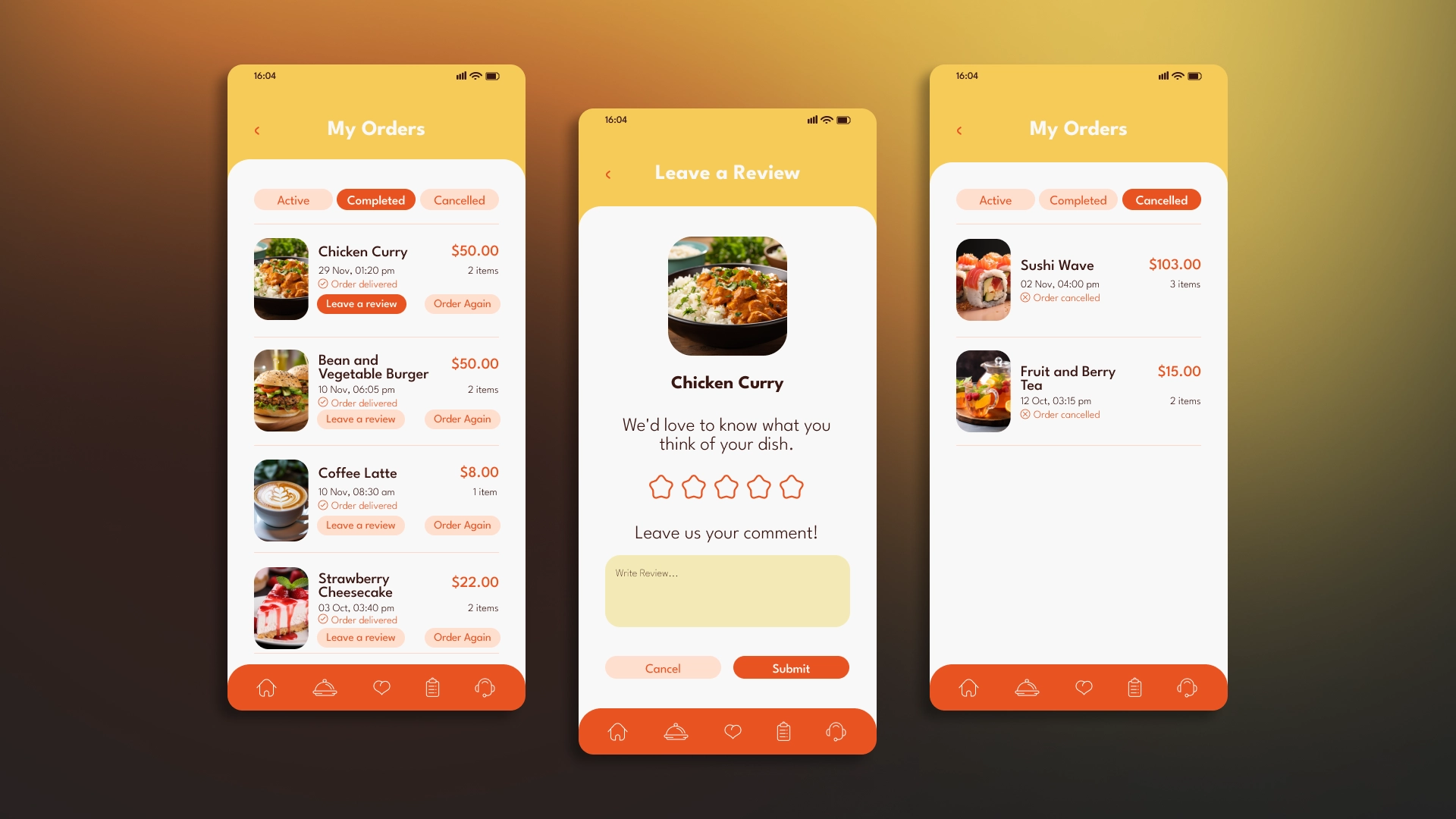 Food delivery app 2