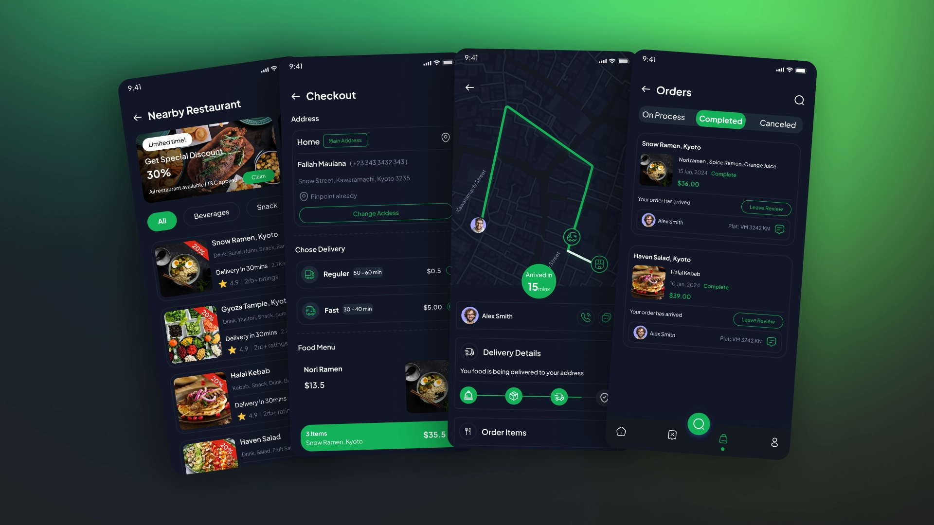 Food delivery app 3